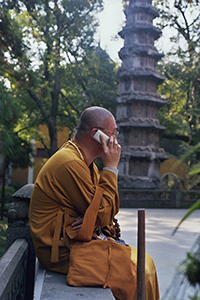 Buddhistischer Mönch in China