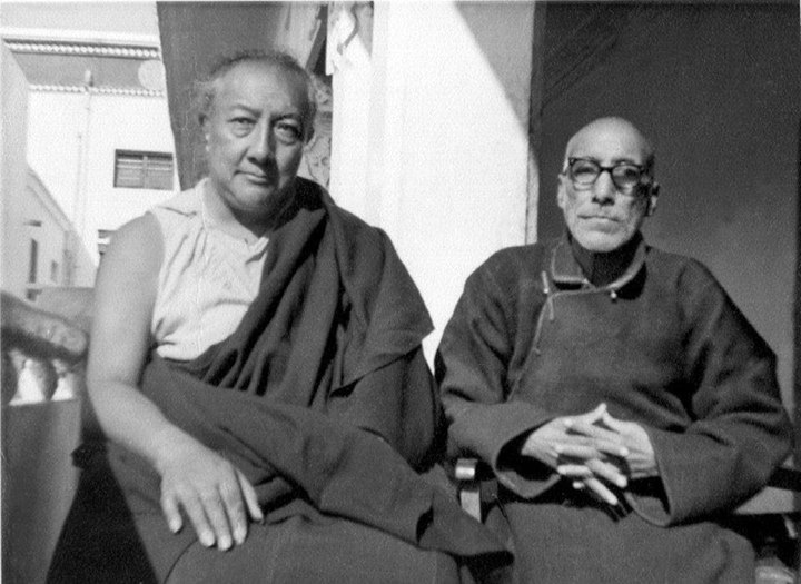 Dilgo Khyentse Rinpoche + Khunu Lama Tenzin Gyaltsen aus Kinnaur