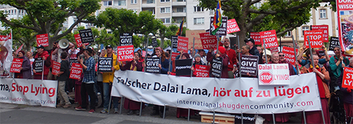 Dalai Lama / Shugden Proteste Frankfurt